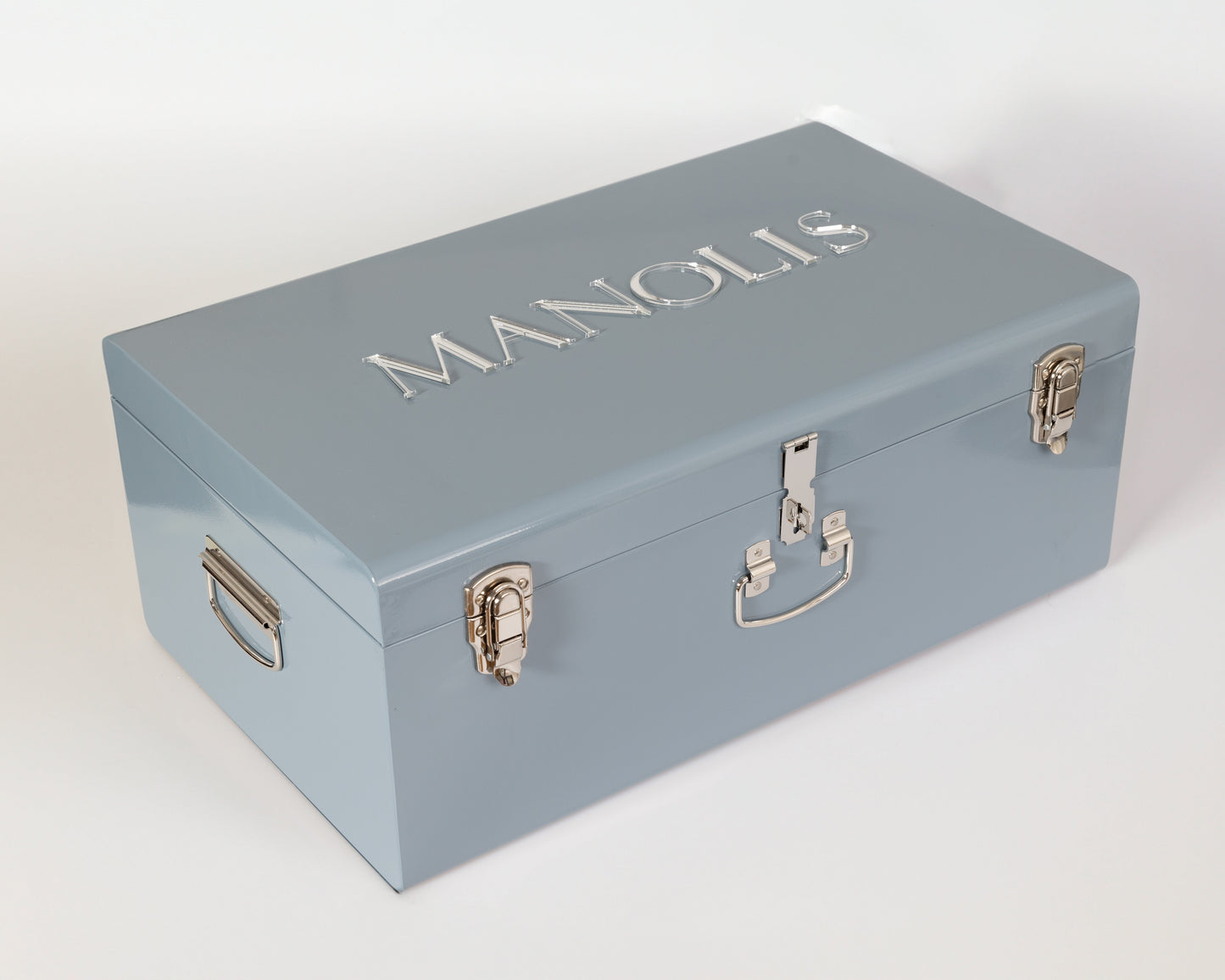 Large Metal Trunk with Acrylic