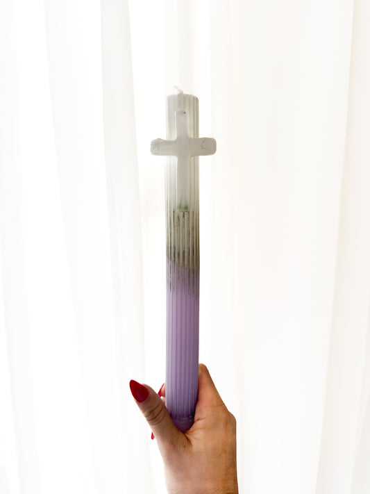 Crossed Pillar - Purple