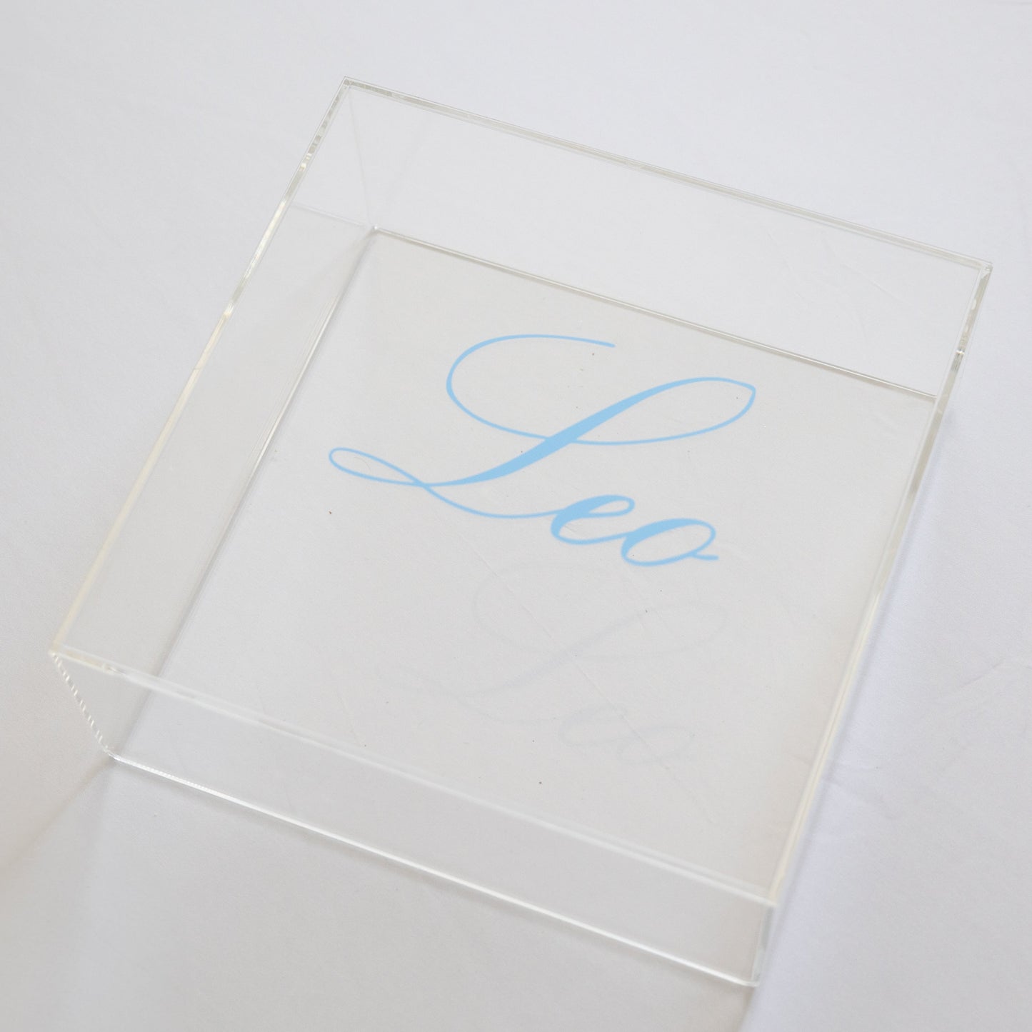 Square Acrylic Box with Vinyl
