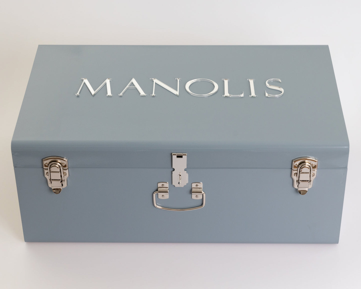 Large Metal Trunk with Acrylic