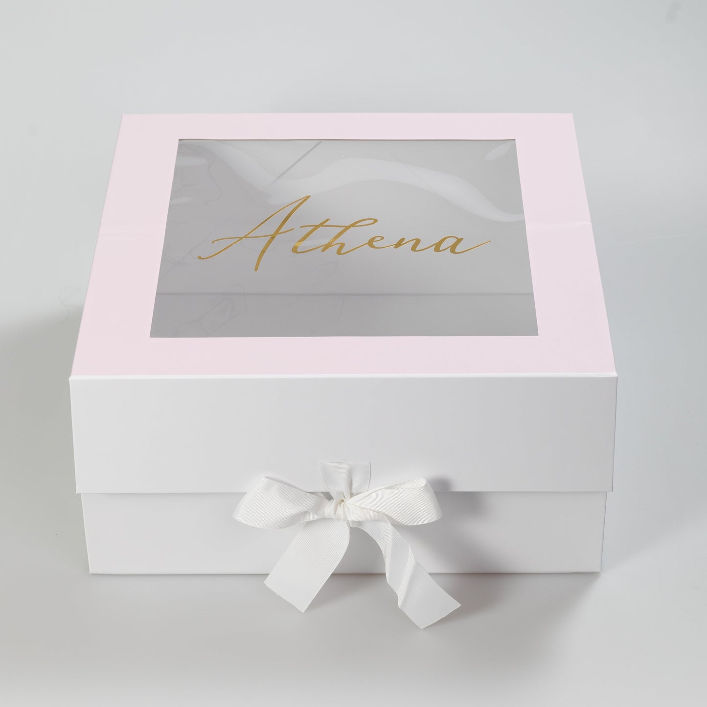 Baby Pink Border Box with Window